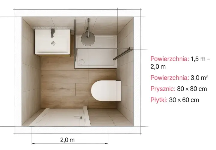 Mała łazienka 3m²: Jak stworzyć funkcjonalne arcydzieło?