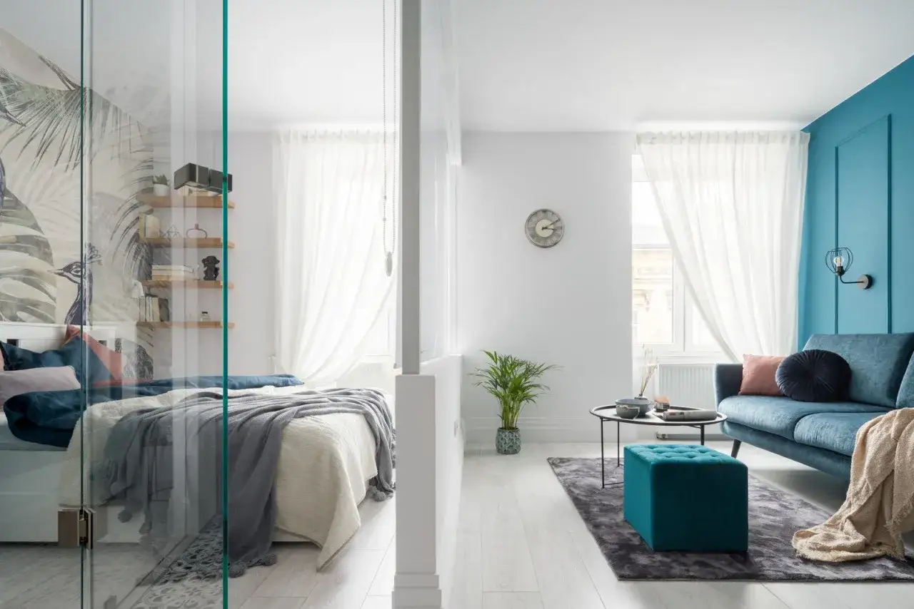 Planowanie przestrzeni salon sypialnia