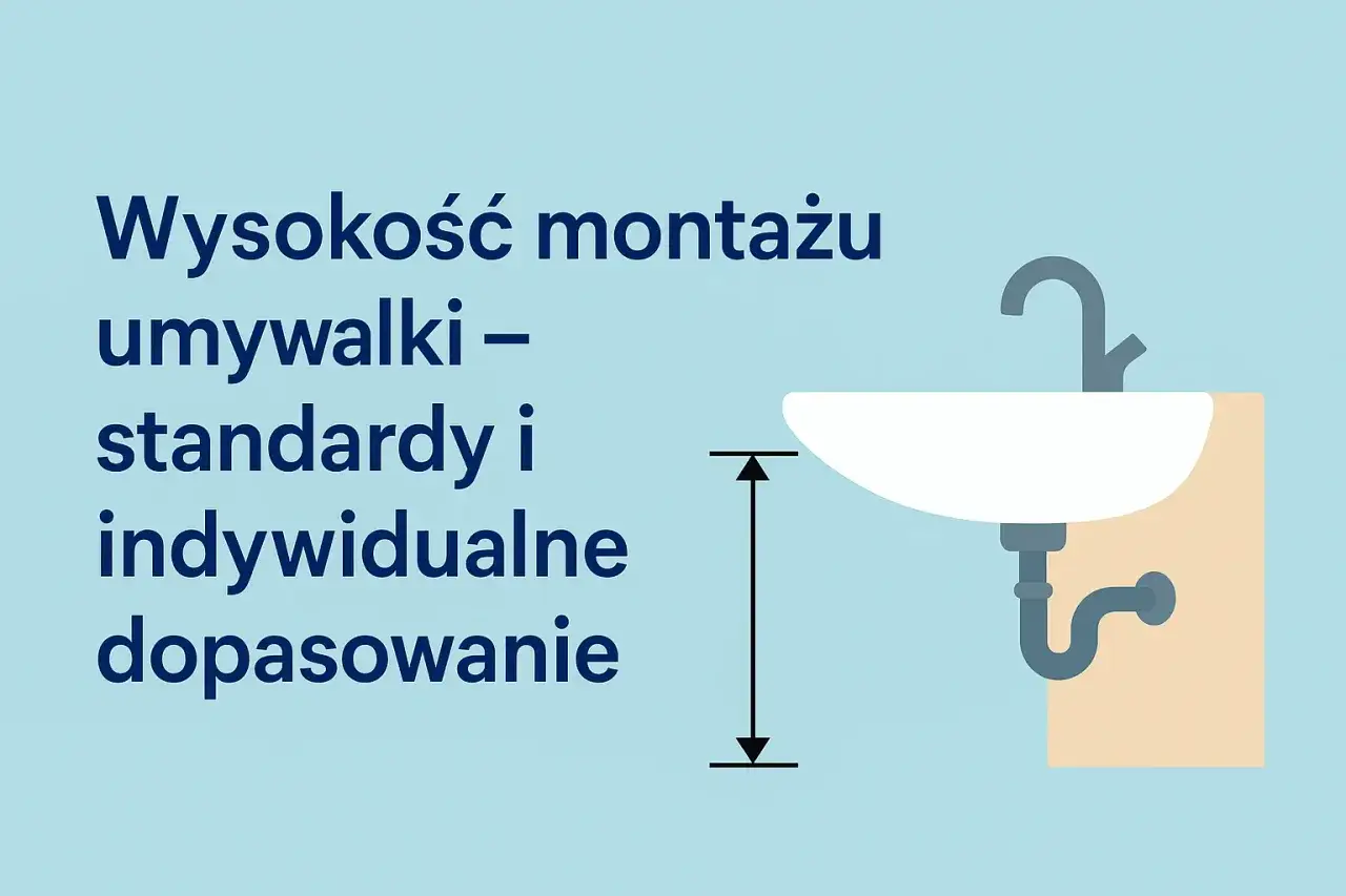 Standardowa wysokość umywalki 85-90 cm